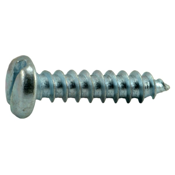Midwest Fastener Sheet Metal Screw, #6 x 5/8 in, Zinc Plated Steel Pan Head Slotted Drive, 90 PK 62086 - main